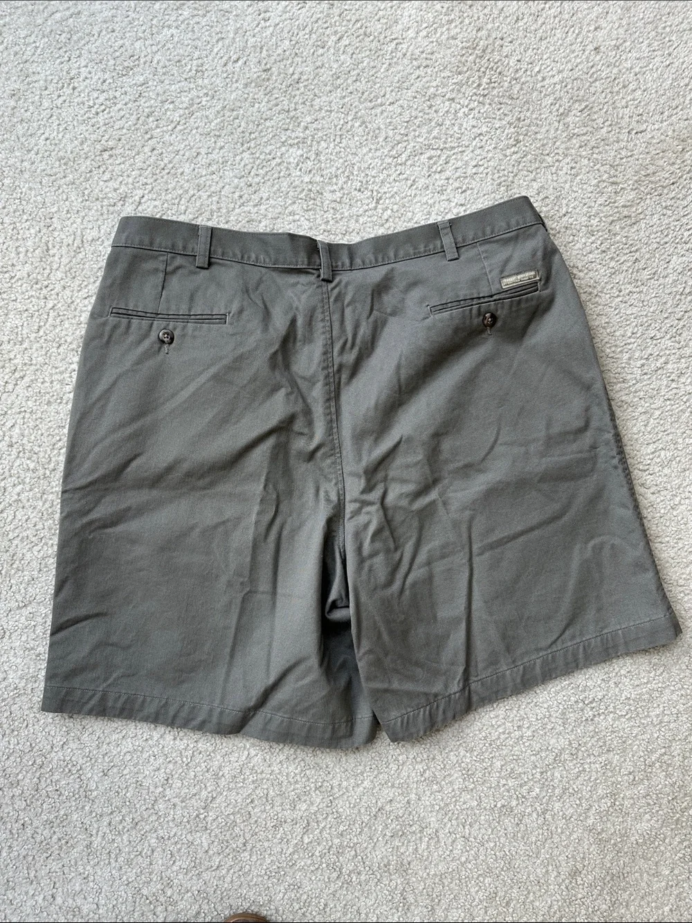 Haggar Men's Olive Cotton Shorts
